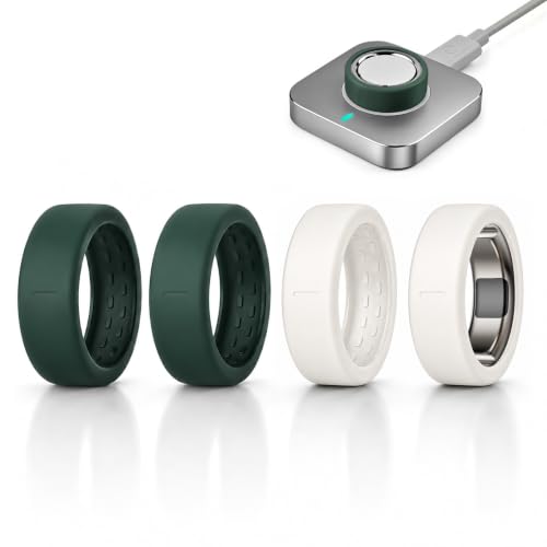 sylacor �����O�J�o�[ 4�p�b�N Oura Ring 5�Ή� �����^�V���R�������O�v���e�N�^�[�P�[�X �\�t�g�ŉ��K�ȏ��h�~�����O�K�[�h �J�o�[��t�����܂܏[�d���T�|�[�g