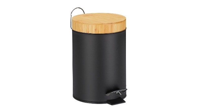 Afvalbak met metalen binnenemmer: inhoud 50 l, b x h x d = 305 x 725 x Afvalbak met metalen binnenemmer: inhoud 50 l, b x h x d = 305 x 725 x