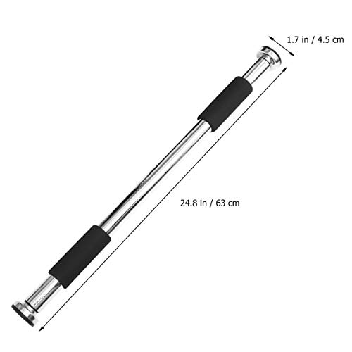 BESPORTBLE Barra de exercícios para porta de exercícios fitness, queixo para puxar e puxar, bar, cas