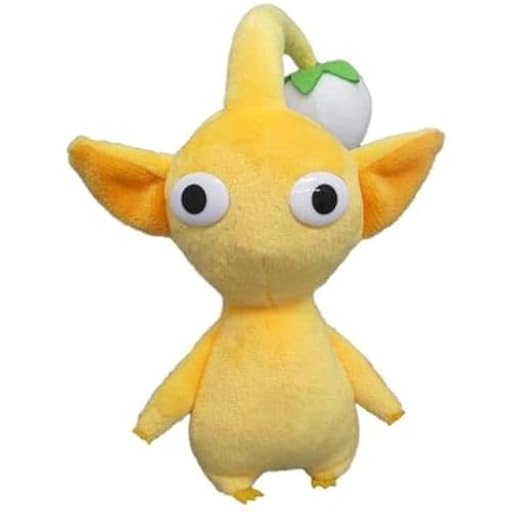 Nintendo Peluche Pikmin amarillo de 17 cm, peluche oficial de San-Ei | Ya disponible en tu tienda friki favorita! En mundofriki.es! Nintendo Peluche Pikmin amarillo de 17 cm, peluche oficial de San-Ei | Ya disponible en tu tienda friki favorita! En mundofriki.es!