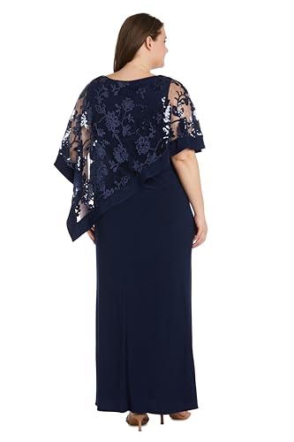 Image of R&M Richards Women's Luna Shine Lace Gown