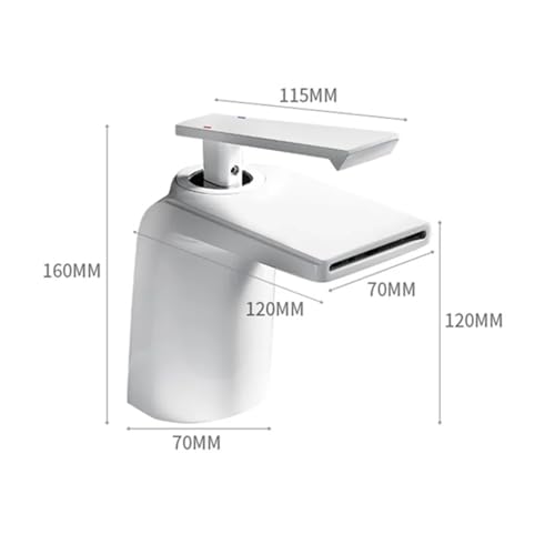 Robinet de pont de lavage bicolore pour laver les mains