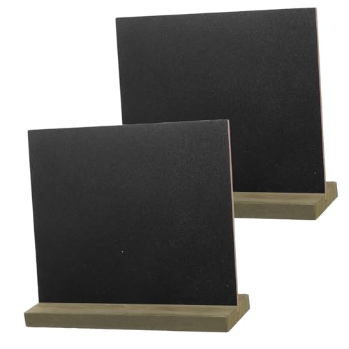 Operitacx 2 Piezas Pizarra Retro Anillos De Servilleta Pizarra Retra Manijas Cuadradas Vestidor Servilleteros Accesorios Anillos Para Servilletas De Mesa Decoración Artificial Madera Black