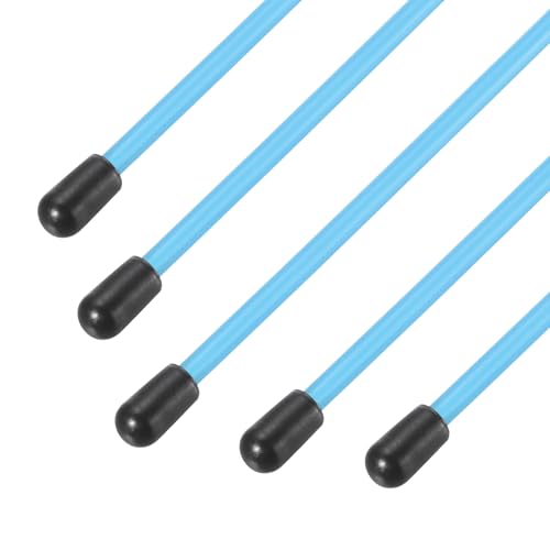 Tube antenne récepteur bleu de 320 mm pour drone et voiture RC - Lot de 5 uxcell