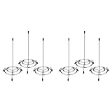 JOFUUM Apuñalador de Boletos para Restaurante, Soporte de Recibos de Boletos de 6 Piezas, de Pedidos de Husillo para Empresas, Cocina, Oficina