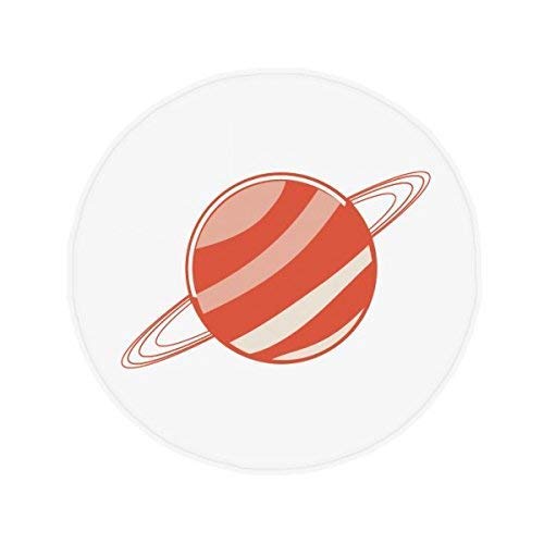 Tapis de sol alien saturne 80cm idéal pour décorer une chambre ado