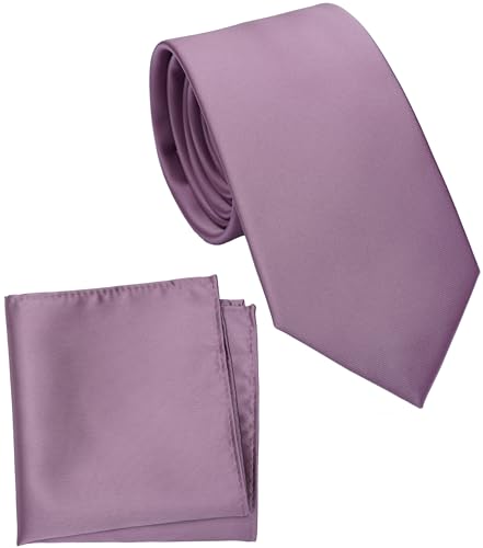 Image of Classic Tie and Pocket Square Set for Men, 3.2-Inch Standard Width