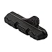 Carbon Fiber Rim Brake Block Replaceable C-Clamp Brake Pads for Bicycle, Wear-Resistant and Heat-Dissipating, Silent Carbon Rim Brake Pair, Black(Black)