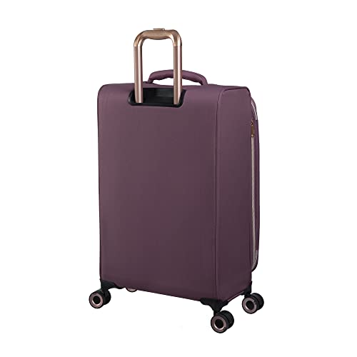 It Luggage Enliven 31" Softside Checked 8 Wheel Expander Spinner, Wistful Mauve #TOP5