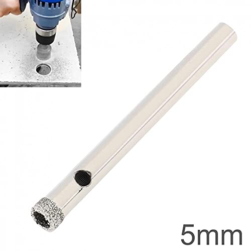 Broca diamantada de núcleo 5 mm para vidrio y cerámica miniatura 3