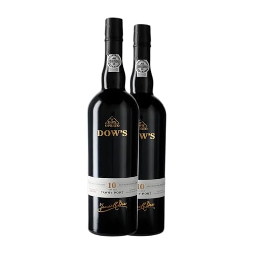 Dow's Port Tawny Porto 10 Años 75 cl Vino tinto (Caja de 2 Botellas de 75 cl)