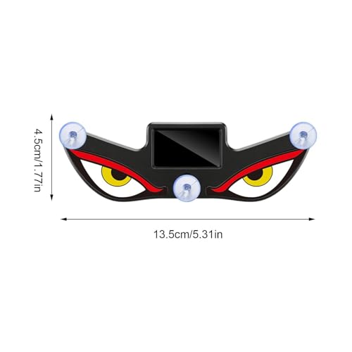 Ojos LED para parabrisas de coche con panel solar universal 7