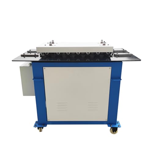 INTSUPERMAI Seam Lock Roll Forming Machine Electric Sheet Metal Seamer 0.5-1.2mm Iron/Galvanized Steel Sheet Single Flat Seam 220V