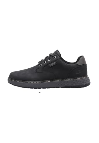 Skechers - Mens Relaxed Fit: Garlan - Pryor Sneakers, Color Black, Size: 10 M US
