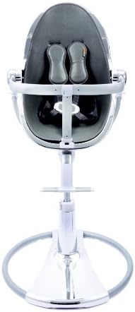 bloom Special Edition Silver Fresco Chrome High Chair in Snakeskin Grey