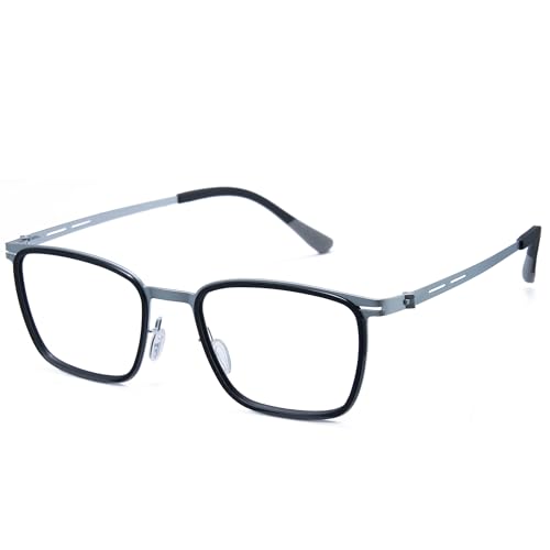 Opiniones de Monturas de gafas para Hombre disponible en línea para comprar. 40 Cyxus Armazones de Gafas para Hombre, Marcos Cuadrados para Gafas sin Graduadas para Hombre, Lentes sin Receta