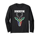 Bokbefok South African Rugby Bokke South Africa Flag Colours Long Sleeve T-Shirt