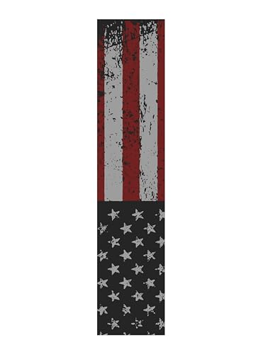 Standard Diameter Arrow Cresting Wraps for Carbon Shafts-Pack of 15- American Flags 5 Inch. (American Flag Rustic)