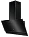 Produktbild AEG DVE5971HB Kopffreie Wand-Dunstabzugshaube/Serie 9000 mit SilenceTech/Abluft oder Umluft / 90cm / Schwarz/Hob²Hood/max. 310 m³/h/min. 65  max. 73 dB(A) / A/Touch-Bedienung/Schwarz
