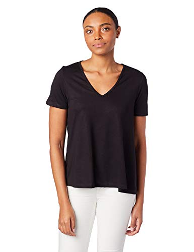Camiseta Básica, Hering, Feminino, Preto, G
