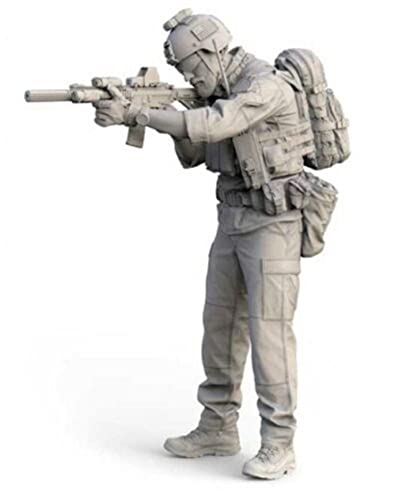 Figura Operador Fuerzas Especiales Resina 1:16 120mm miniatura 1
