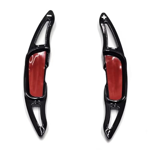 �Ԃ̃p�h���V�t�^�[ Compatible With Mazda For 2 2015-2022 For 3 2015-2019 For 6 2014-2022 �ԗp�X�e�A�����O�z�C�[���V�t�g�p�h���V�t�^�[ 2��(Pearl Black)