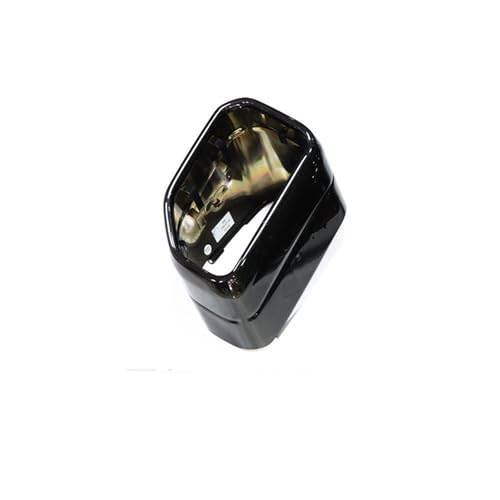 Garniture carrée pour embout d'échappement de voiture en acier noir pour BMW X3 X4 LCI
