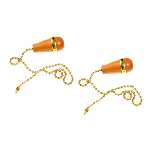WOONEKY 2piezas Interruptor De Cordón Colgante Cadenas Prácticas Para Lámparas De Techo Versátiles Tiradores De Ventilador Elegantes Cadenas Para Lámparas De Dormitorio Accesorios