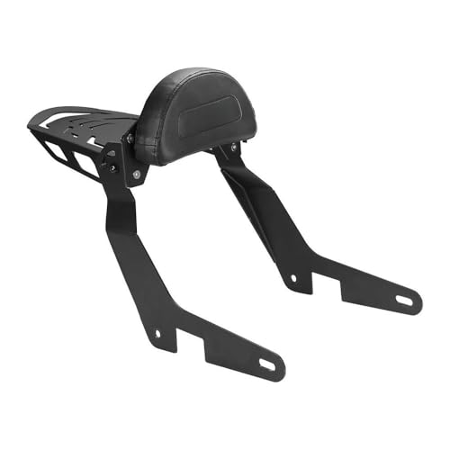Porte-bagages moto avec dossier passager en acier premium pour Low Rider FLSB FXLR