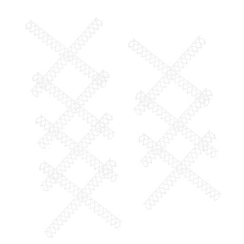 iplusmile 15 Microaccesorios para Vallas De Jardín Decoración Barandillas Edificios Arquitectura Paisajismo A Escala Diseños De Arena Miniescenarios Piezas De Utilería Escaleras