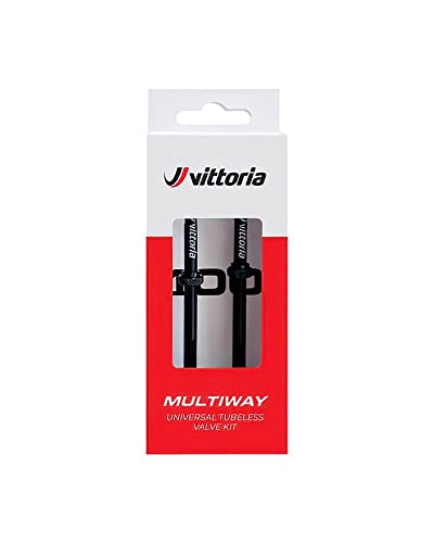 Vittoria Multiway Tubeless Valve Black, 80Mm