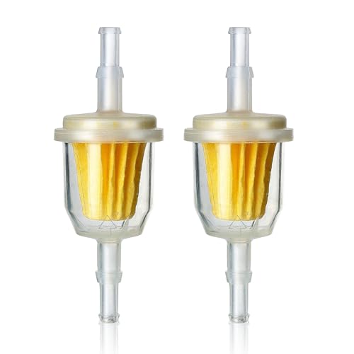 Wetenex AM116304 Fuel Filter 25 050 22-S Compatible with John Dee-re 1/4 In and 5/16 In InLine Fuel Filter Replacement for Kohl-er Lawn Mower Tractor Replaces GY20709 21541500 38666 98021