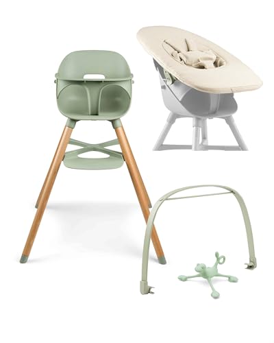 Ziza Baby Hochstuhl Newborn Set Olive/Beige - Kippsicherer & ergonomischer Kinderstuhl mit Neugeborenenaufsatz, Hochwertiges Babyset mit Spielbogen & Spielzeug für 238,00 EUR (-21%) statt 7,16 EUR bei amazon.de Bild: Ziza Baby Hochstuhl Newborn Set Olive/Beige - Kippsicherer & ergonomischer Kinderstuhl mit Neugeborenenaufsatz, Hochwertiges Babyset mit Spielbogen & Spielzeug für 238,00 EUR (-21%) statt 7,16 EUR bei amazon.de