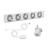 Ventilador de radiador 5.0 con interruptor de termostato externo para radiador, juego de extensión de encendido y apagado automático a 30C 25C (MONO-SET)
