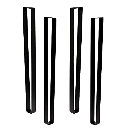 Crazy Deals 28" Heavy Duty Hairpin Legs - DIY Furniture Legs for Kitchen Tables or Bench - Beefy Rustic Farmhouse Mid Century Furniture Legs 4-Pack