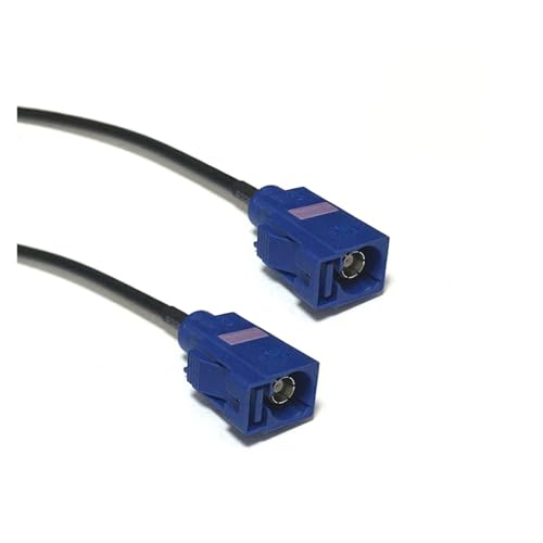 Câble Fakra K bleu de haute précision RG174 mâle femelle longueur 20cm