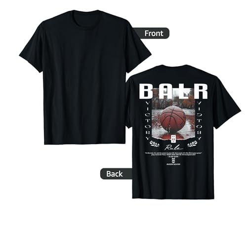 Basketball Hip Hop Urban Edgy Y2K Back Print Streetwear T-Shirt