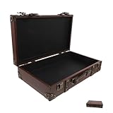 Utilisation multifonctionnelle : convient pour une utilisation dans des présentoirs de vente au détail, des séances photo ou comme boîte de rangement décorative, cette valise est polyvalente et pratique, bagages rétro, boîtes de valise