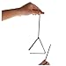 VICASKY Musical Triangle Instrument Sturdy Percussion with Striker for Music Clubs and School Bands Portable Design for Music Education and Performance