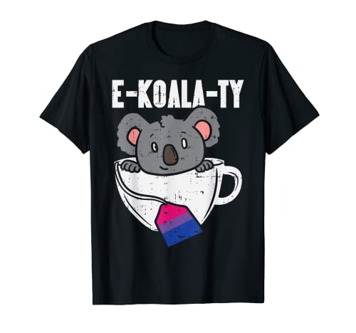EKoalaty Bisexual Pride Flag Equality Animal LGBTQ Bi Gift Maglietta
