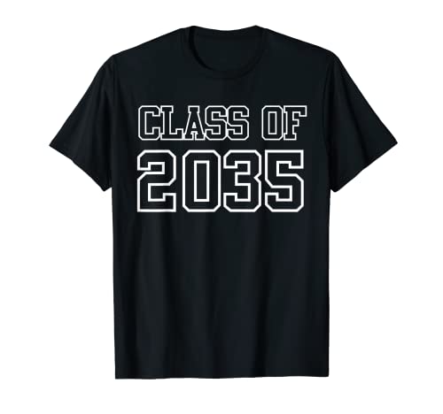 Class of 2035, Grow With Me, Class Graduation Apparel T-Shirt