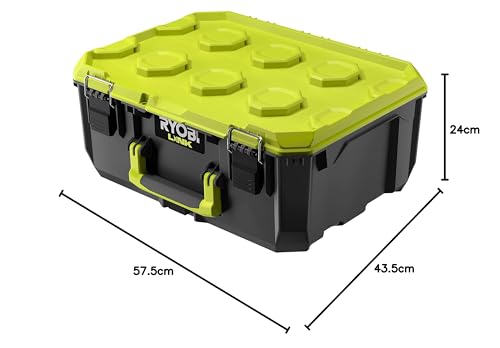 Coffre rangement modulaire RYOBI LINK RSL102 étanche compatible mural