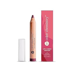 Lip and Cheek Crayon Lychee LC15, 2.49 g | Vegan, Ultra-matte, Non-drying, Pigmented & Long-stay | Mulit-use Lip Crayon