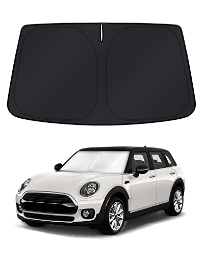 Image of KUST Windshield Sun Shade for 2011-2016 Mini Cooper Countryman Accessories Window Shade Sun Visor Foldable Block UV Rays Keep Car Cooler