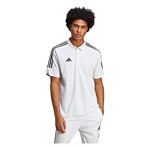 Adidas Hombre Polo Shirt Short Sleeve Polo Tiro 23 League, White, Hs3580, M