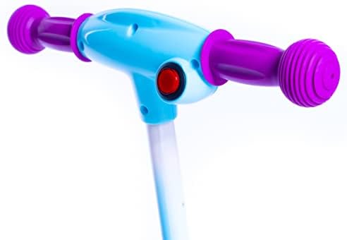 Huffy Disney Frozen Bubble Electric Scooter For Kids 3-5 Years 6v Battery Toy Ride On Scooter With Bubble Machine ft Anna, Elsa & Olaf, Blue, One Size