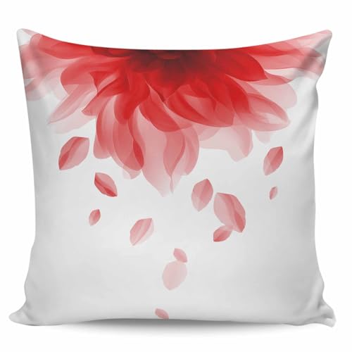 Gluypora Modern Red Pillow Covers 26x26 Inch for Couch Bed