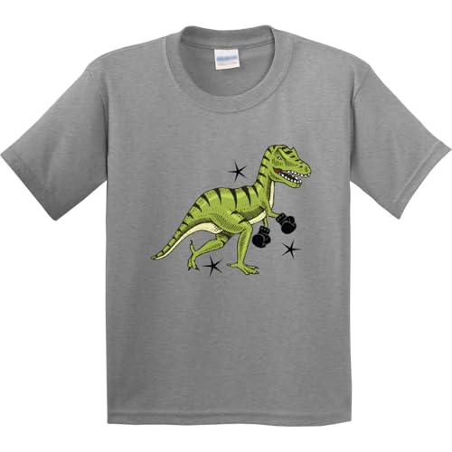 inktastic Kickboxing Muay Thai Dinosaur Boxer Youth T-Shirt