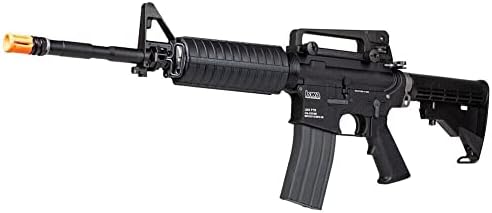 KWA Airsoft Gun LM4 PTR Gas Blowback Airsoft Rifle/GBBR, Green Gas Powered