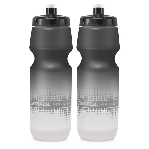 GEMFUL 2-Pack Biking Water Bottles